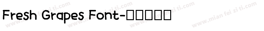 Fresh Grapes Font字体转换